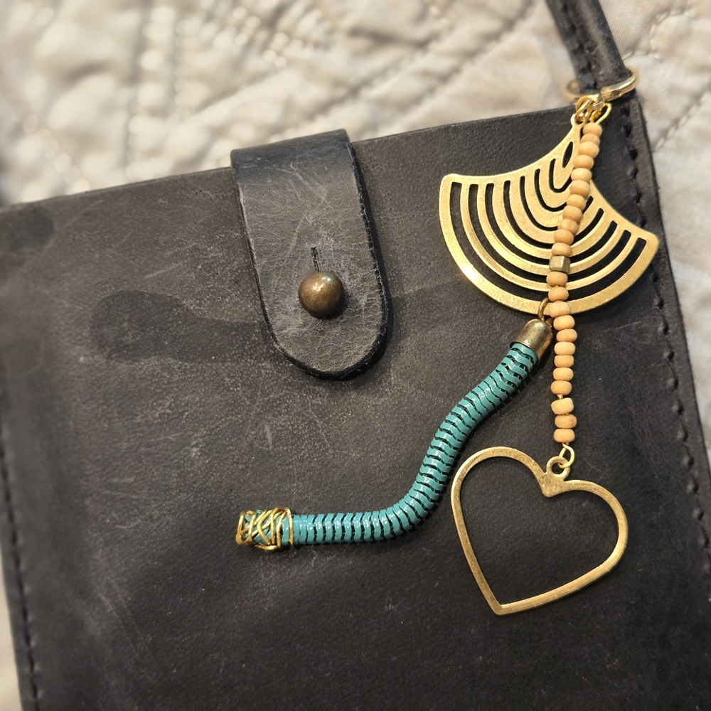 Handmade Boho Purse Charm